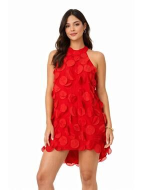 WO WO 3D FLOWER DRESS SZ SMALL